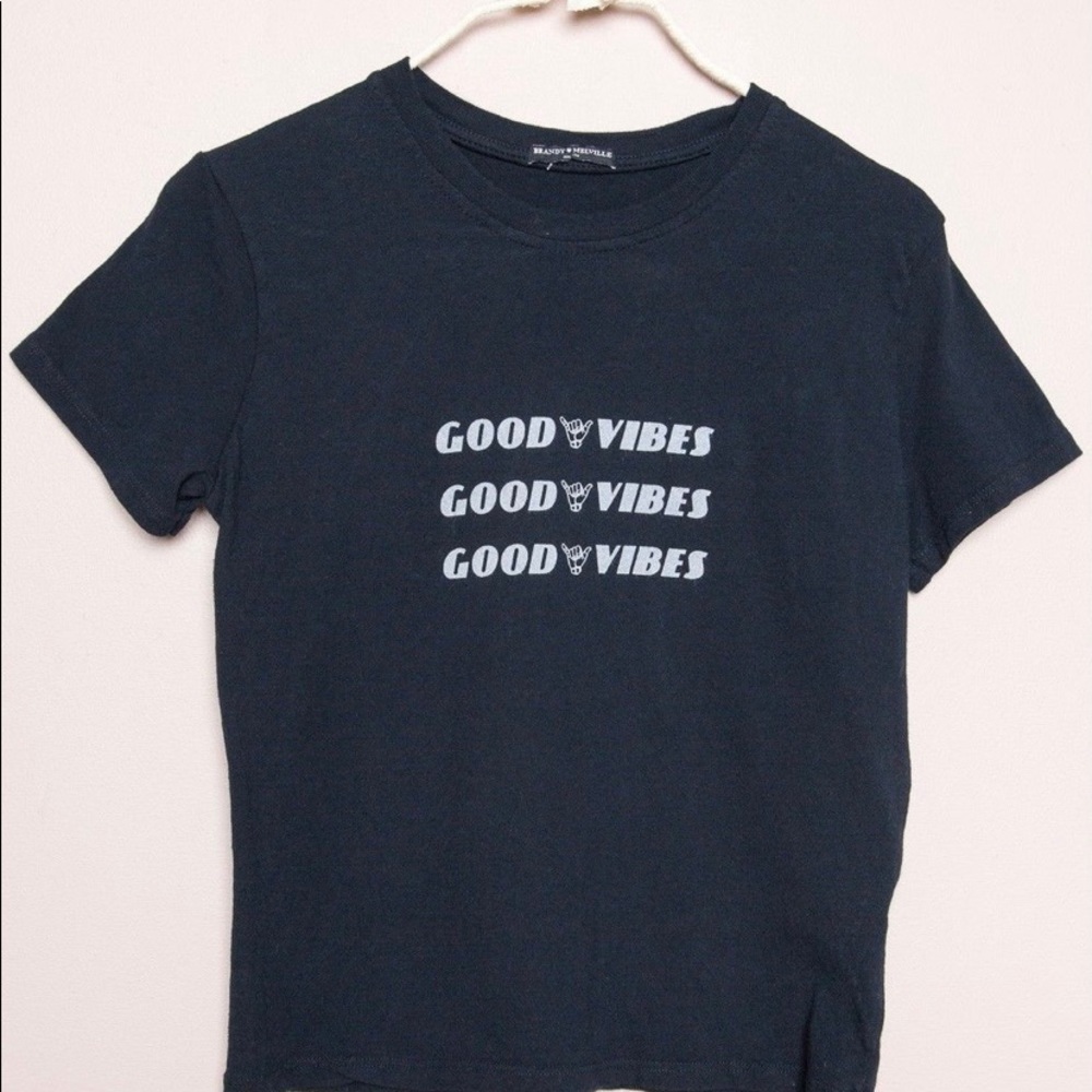 Brandy Melville “Good Vibes” t shirt